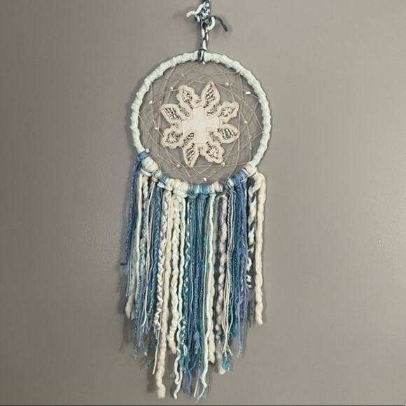 Boho Dreamcatcher Handmade Wall Decor Accent Piece crochet - Picture 13 of 13